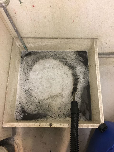 filthy water after carpet cleaning