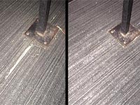 before and after commercial carpet repair