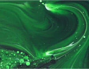 green dye swirl