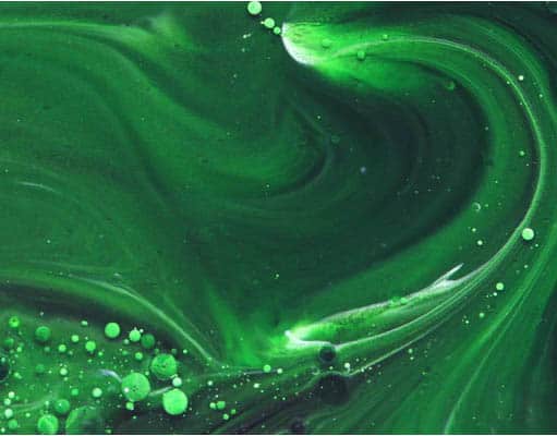 green sparkly slime