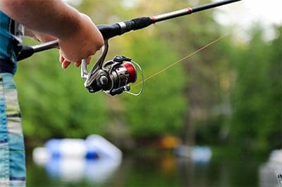 fishing rod and reel bait and switch