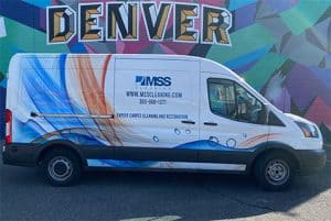 MSS Cleaning Carpet Cleaning van