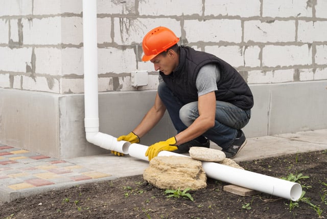 extend gutters away from house