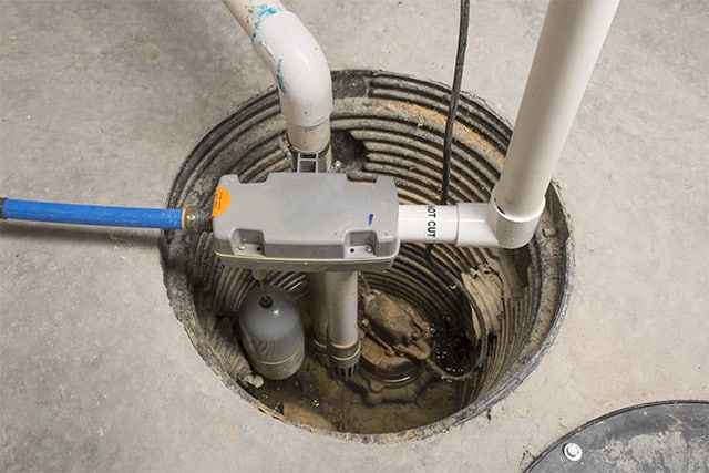 maintain sump pump to keep basement from flooding